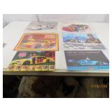 (6) autographed Race Car Nascar Photos