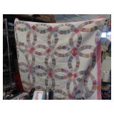 vtg Handsewn 5x6 Quilt Blanket