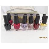 (12) New O.P.I. Nail Polish SET w/ Holder