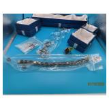 New Sterling Black Stone 4pc Jewelry Set boxd NICE