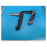 (2) BeltClip 4.5' Knives CRKT & NRA