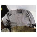 RALPH LAUREN MensLG Gray Denim Jacket Coat