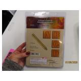 New TANDY LEATHER 1' Alphabet Stamp Set