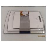 New 3pc HENCKLES Kitchen Cutting Board SET