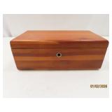 vtg Jewelry Cedar Advertising 9' Box Doylestown PA