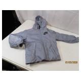 Kids 3T Grey NIKE Slick ZipUp Coat