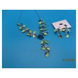 New Beautiful 2pc SUNNITY Necklace & Earring SET