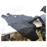 CARHARTT black canvas 36x30 Overalls VG+