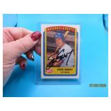 autographed STEVE GARVEY Dodgers Baseball Card