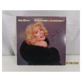 autographed JOAN RIVERS Vinyl Album Semi-Legend
