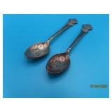 (2) ROLEX Switzerland Collector's 4.25' Spoons