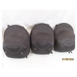 (3) LIDS hardcase Hat Storage ZipUp Boxes
