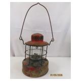 vintage 10' Metal Lantern PUBLIC SERVICE CO