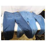 (3) Womens sz12 AMERICAN EAGLE Denim Blue Jeans