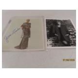 (2) autographed JOAN LUNDEN Photos
