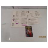 (5) autographed Promo Romance Novel Sleeves