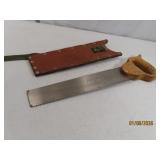 vintage E.C. ATKINS 16' Tree Saw & sleeve #24