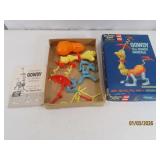 vtg c1950s DR SEUSS 'Dowdy Grackle' Model Toy boxd