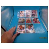 (8) autographed Nascar Cards Unser/Andretti/Mears