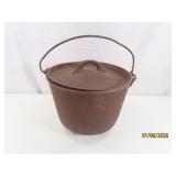 Rare Antique DIXIE FOUNDRY Lidded 10' Dutch Oven $