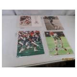 (4) autographed 8x10 NFL Football Photos Browns et