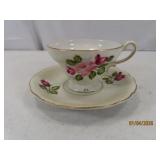 vtg Occupied Japan Rose ALADDIN Cup & Saucer