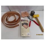 Rest Lot Leatherworking Tools & Leather~Parts