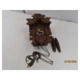 vtg German 9' wooden Cuckoo Clock *unknown*