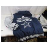 vtg New DALLAS COWBOYS mensLG 5xS.B. Coat $185