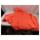 CARHARTT WomensXL Peach Hoodie Sweatshirt EXC