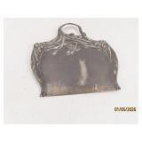 antique 8' embossed SilverPlate Crumb/Dust TypePan