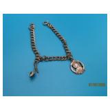 Sterling Silver 7' Charm Bracelet Shoe~Religious8g