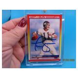 autographed PHIL SIMMS Football Card