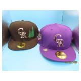 (2) CO ROCKIES sz8 NewEra Hats '24' 'Innag' $80+