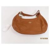 unused COACH SoftBrown Leather 12' Clutch Handbag