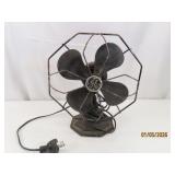 antique Primitive GE Metal 9' Table Fan *working*
