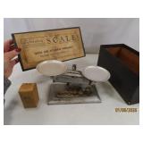 vintage PELOUZE Lab 10' Scale w/ Original Box