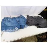 (2) Womens sz18stretch AMERICAN EAGLE Jean Shorts