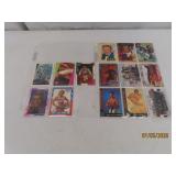 (14) autographed Unique Cards Music/Movie/Military