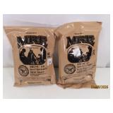 (2) classic MRE Military Forever Meal Packs