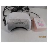 (2) LED Nail Drying Lamps GELISH 18g & new Mini