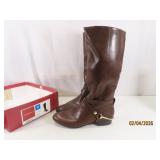 New womens11 Brown MERONA HighRise Boots $40
