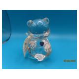 FENTON 3.5' Glass 'February' Bear Figure