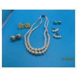 (5) vtg pieces Sterling Findings Jewelry Earring~e