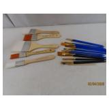 LOT asst Hobby ~ Artist ~ Craft PaintBrushes