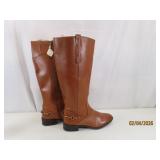 New womens10 SAM&LIBBY Brown HighRise Boots