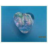 RHAG Artisan Signed Art Glass 2.25' HEART