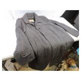 vintage HARRIS TWEED Scottish Wool Trenchcoat Lady