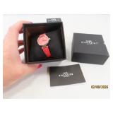 New COACH PinkDial Wrist Watch in Box PARK