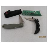 (2) New FROST BeltClip Tactical Knives 4'